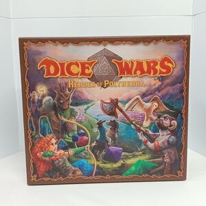 Dice Wars Heroes of Polyhedra Role Playing Game Dice Cards & Map Set D&D